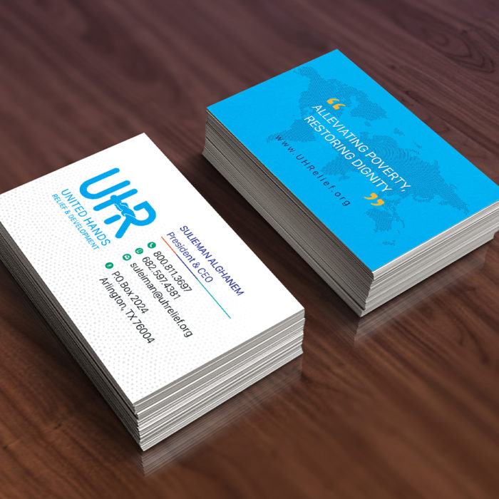 UHR Business Card - brand identity design agency - REDSHIFT