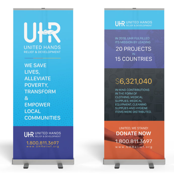 UHR Roll-Up-Banners - brand strategy services - REDSHIFT