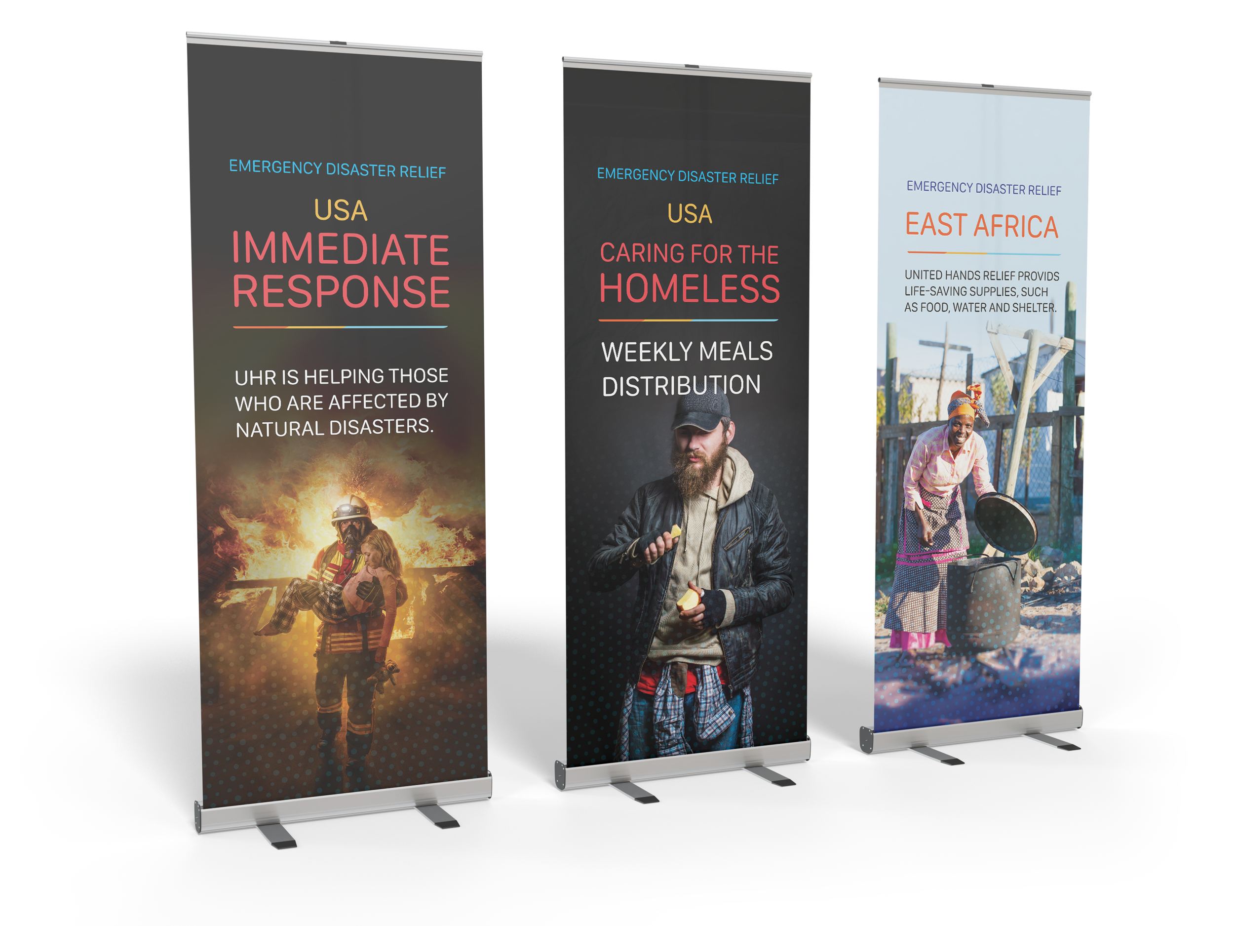 UHR Roll-Up-Banners - branding and design agency - REDSHIFT