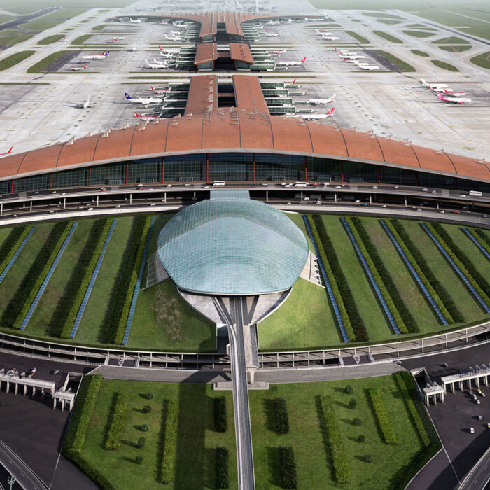 3d visualization of an airport - Architectural Visualization Service - REDSHIFT